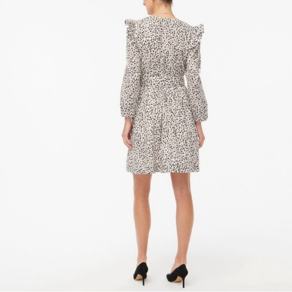 J. Crew Lightweight Cotton Puff Sleeve Mini Dress size M - Picture 2 of 11